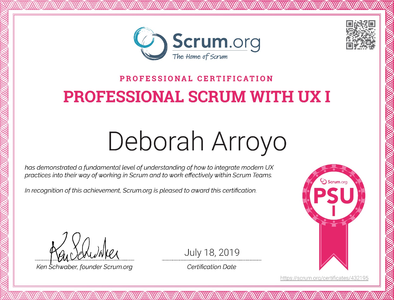 Scrum.org with UX Certified
